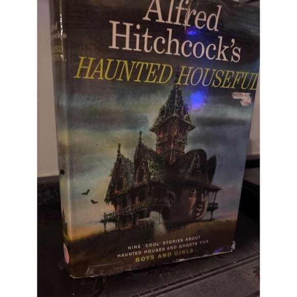 Vintage Alfred Hitchcocks Haunted Houseful Hardcover Book Dust Jacket 1961 - Picture 2 of 14